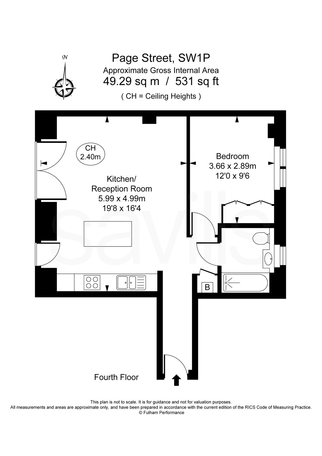 Flat 7,, Altayyar House, Westminster floorplan