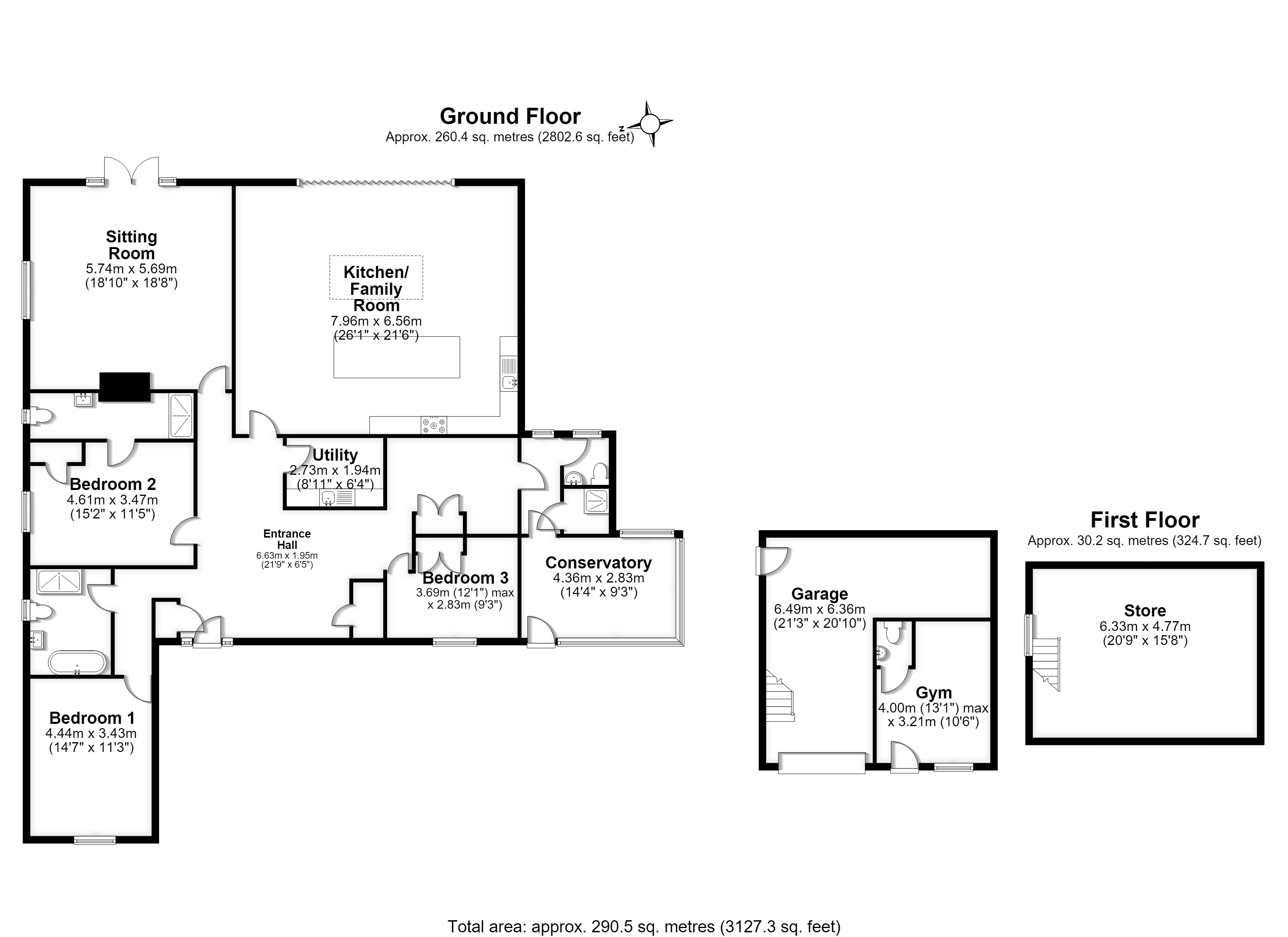 Springfield,, Henham Road, Bishop's Stortford floorplan