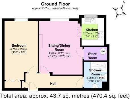 18, Churchill Court, Marlborough floorplan