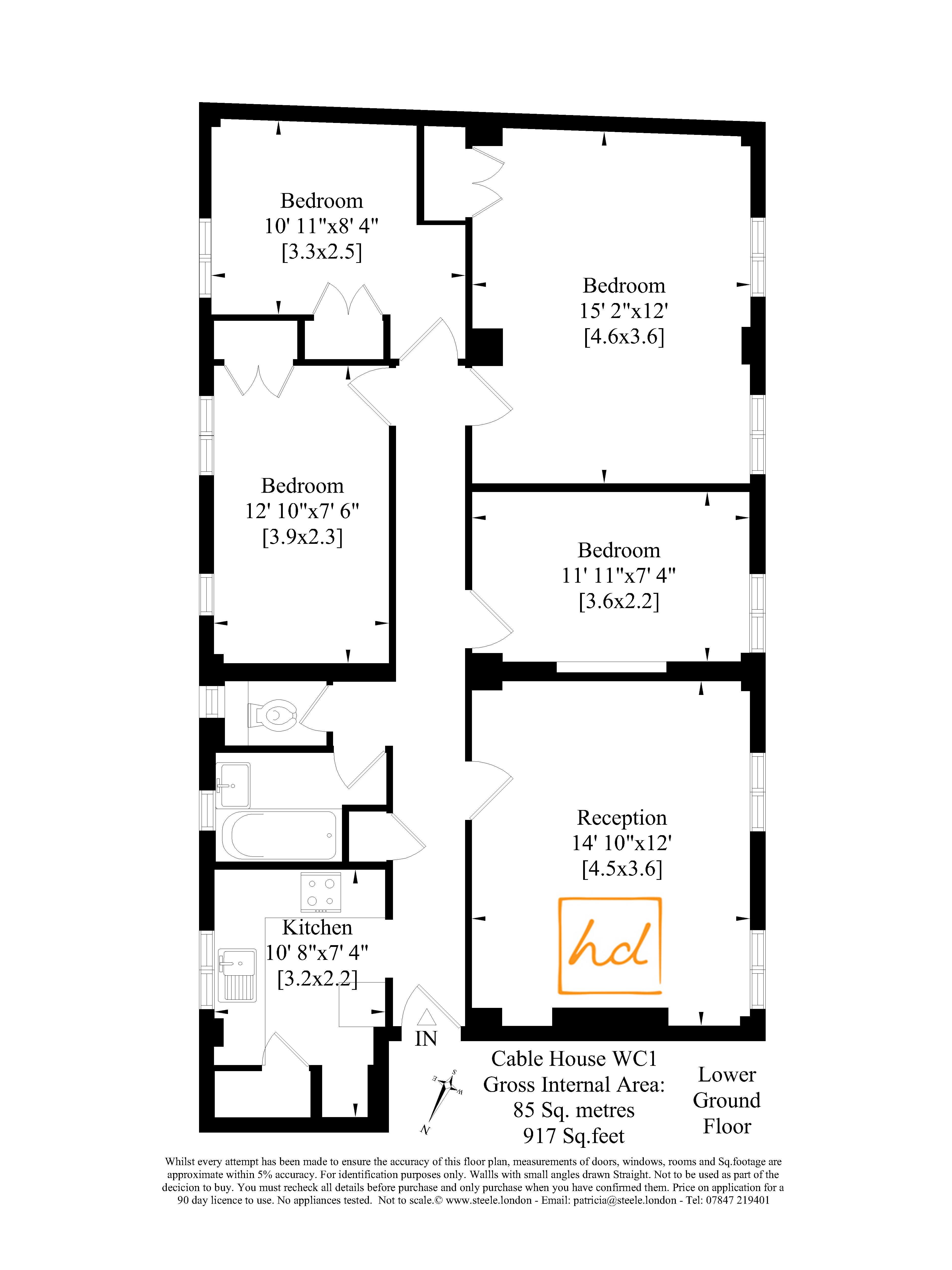 Great Percy Street, Islington floorplan
