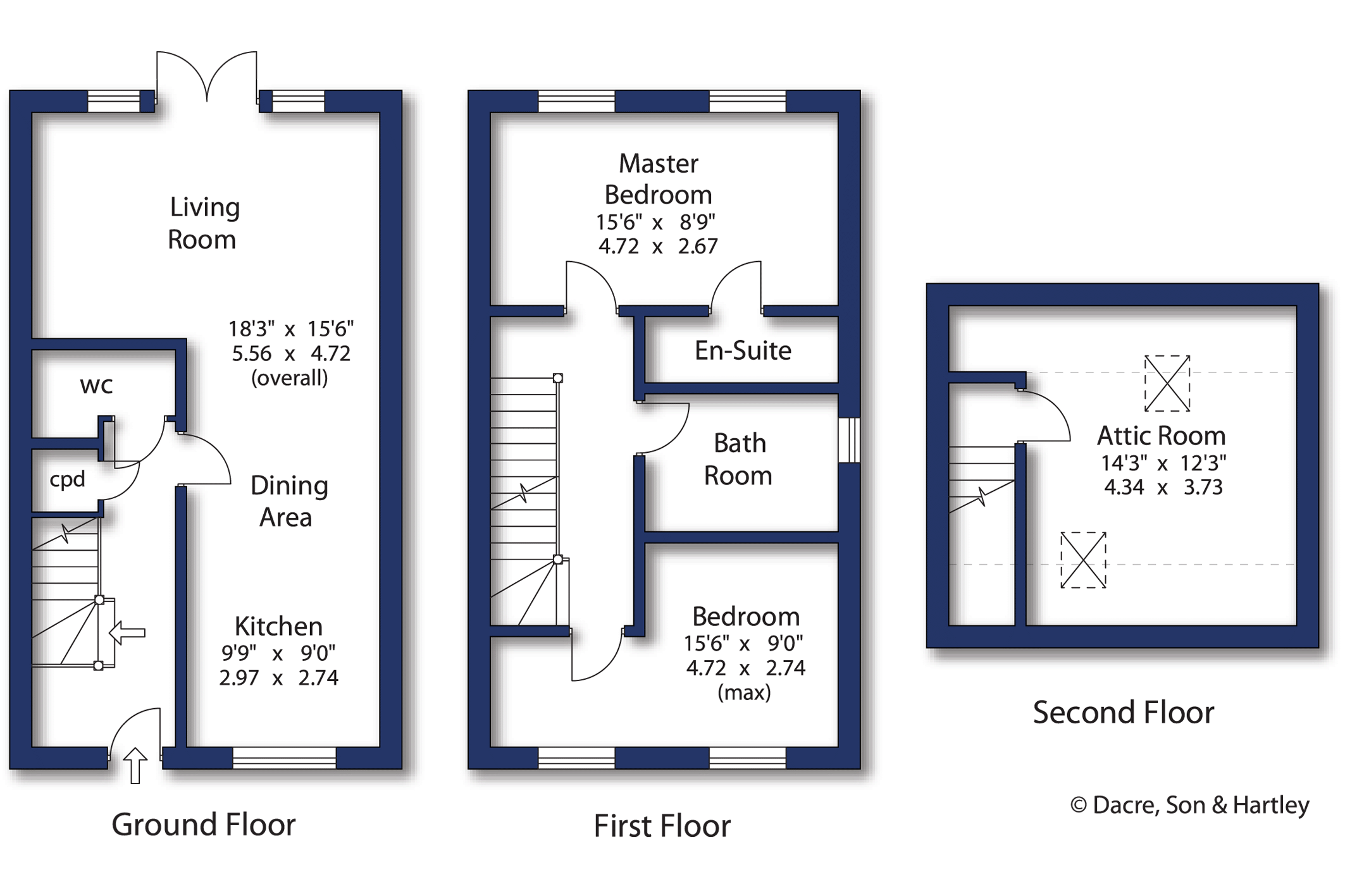 7, Berry Close, Shipley floorplan