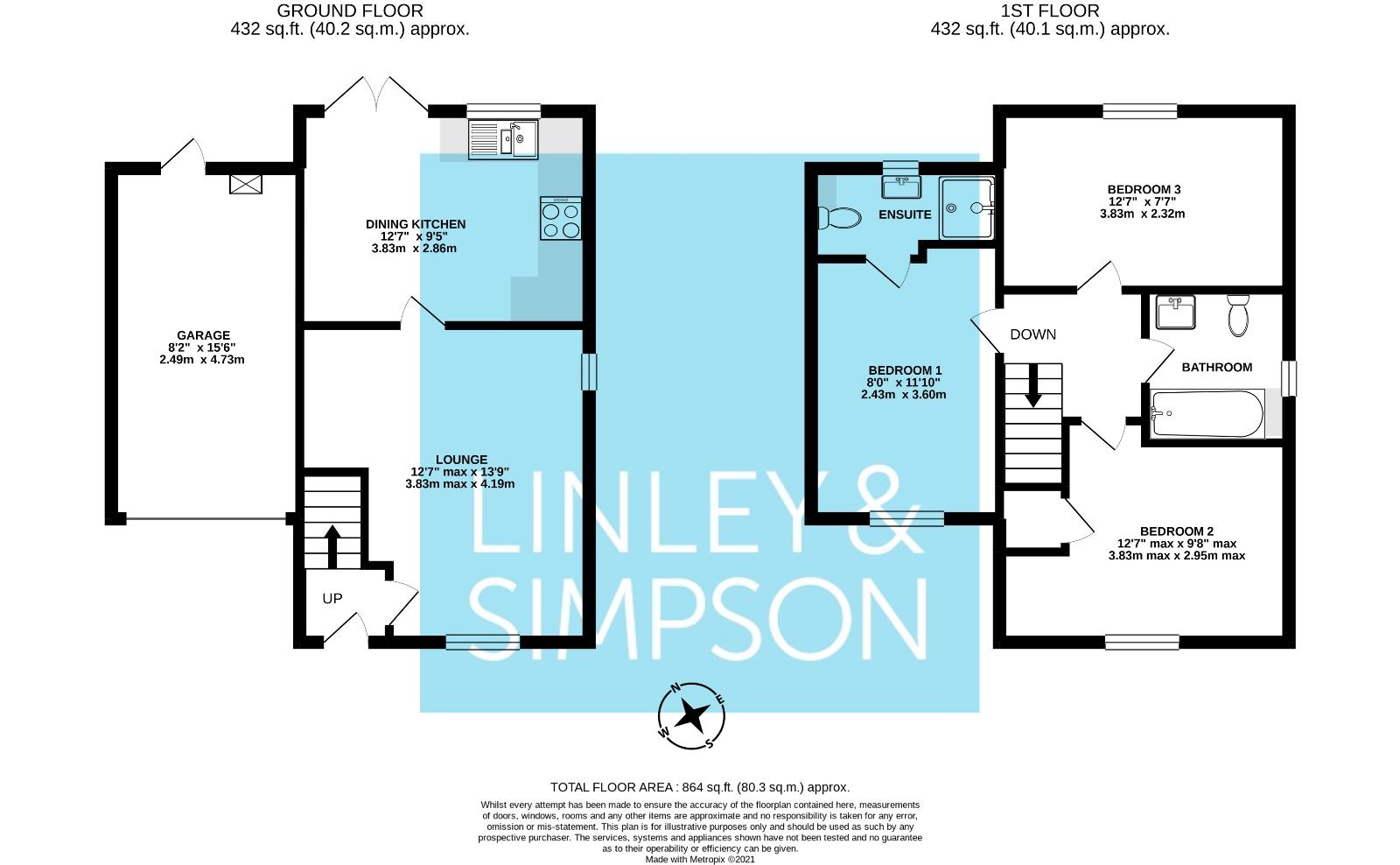 57, Severn Green, York floorplan