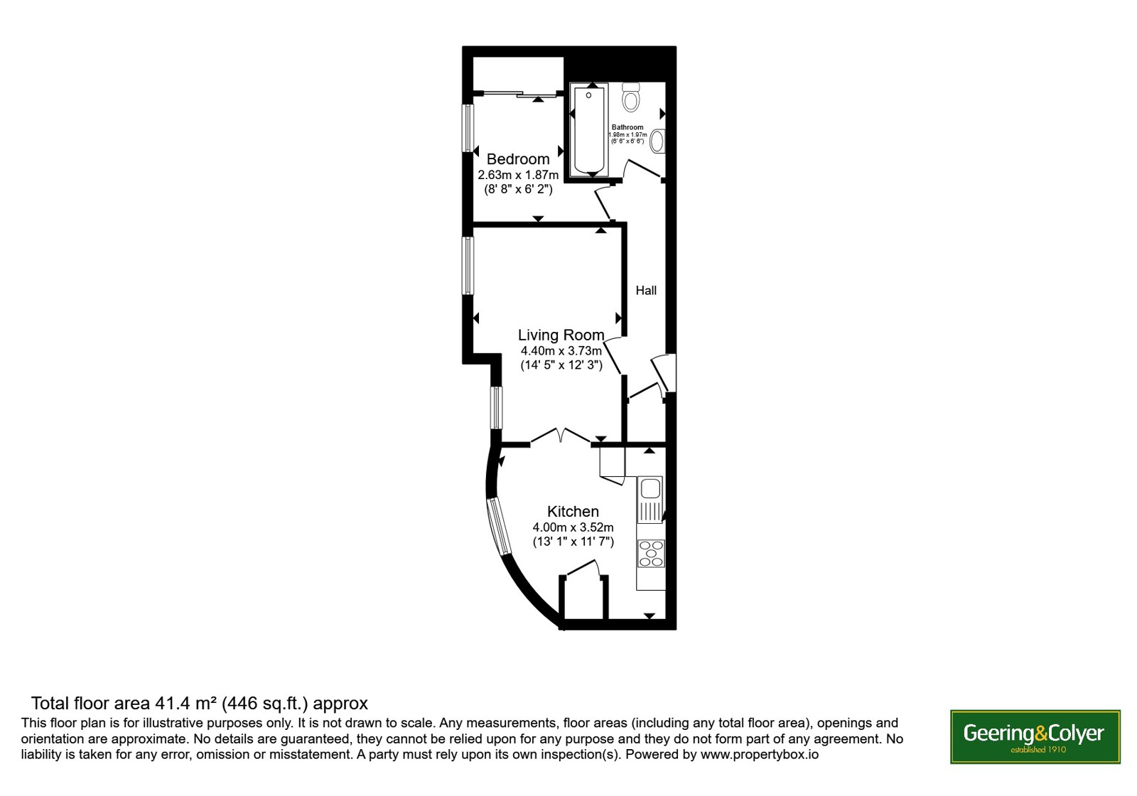 8, Bailies Court, Harrietsham floorplan