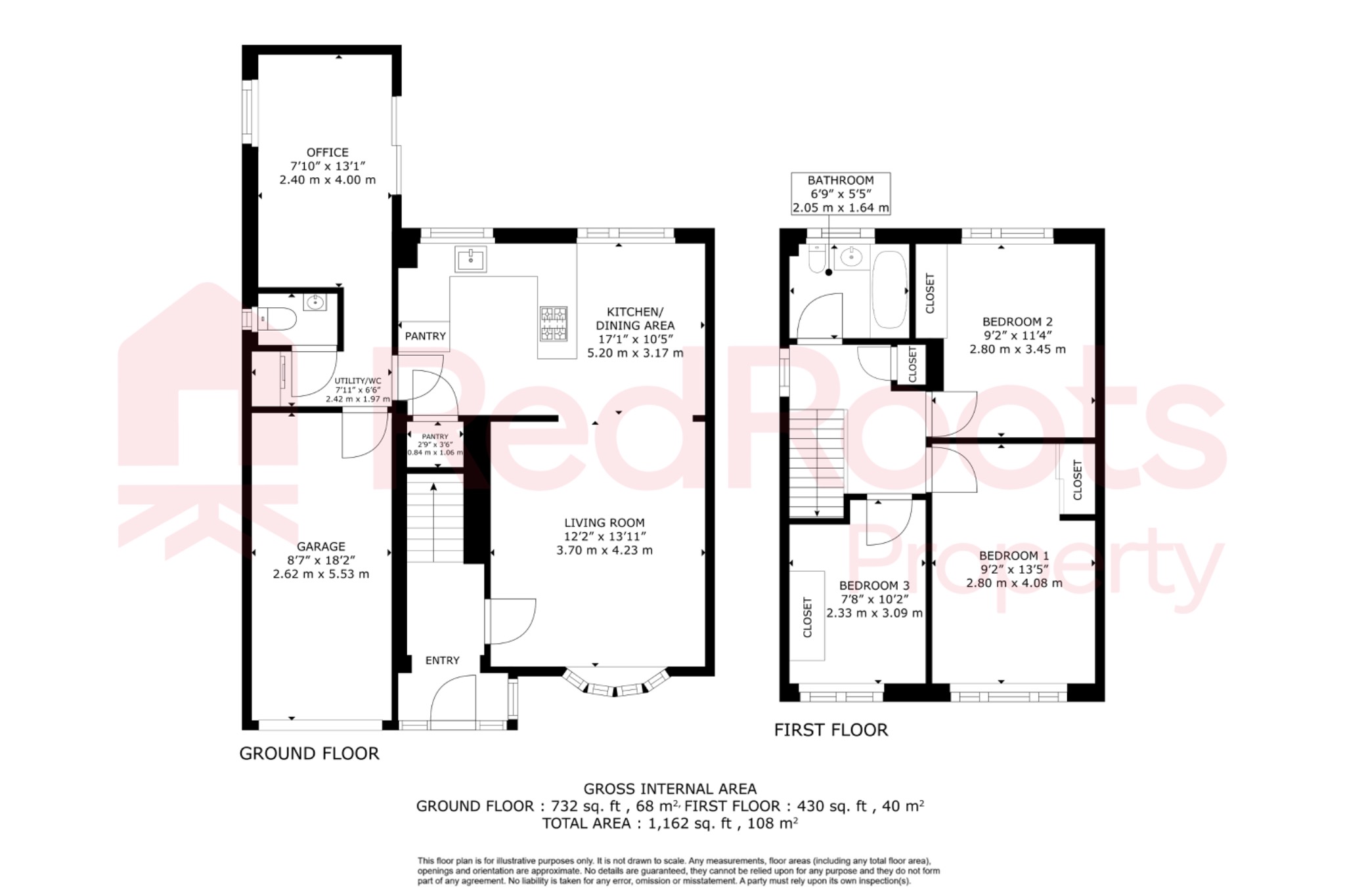 4, Hills Close, Doncaster floorplan