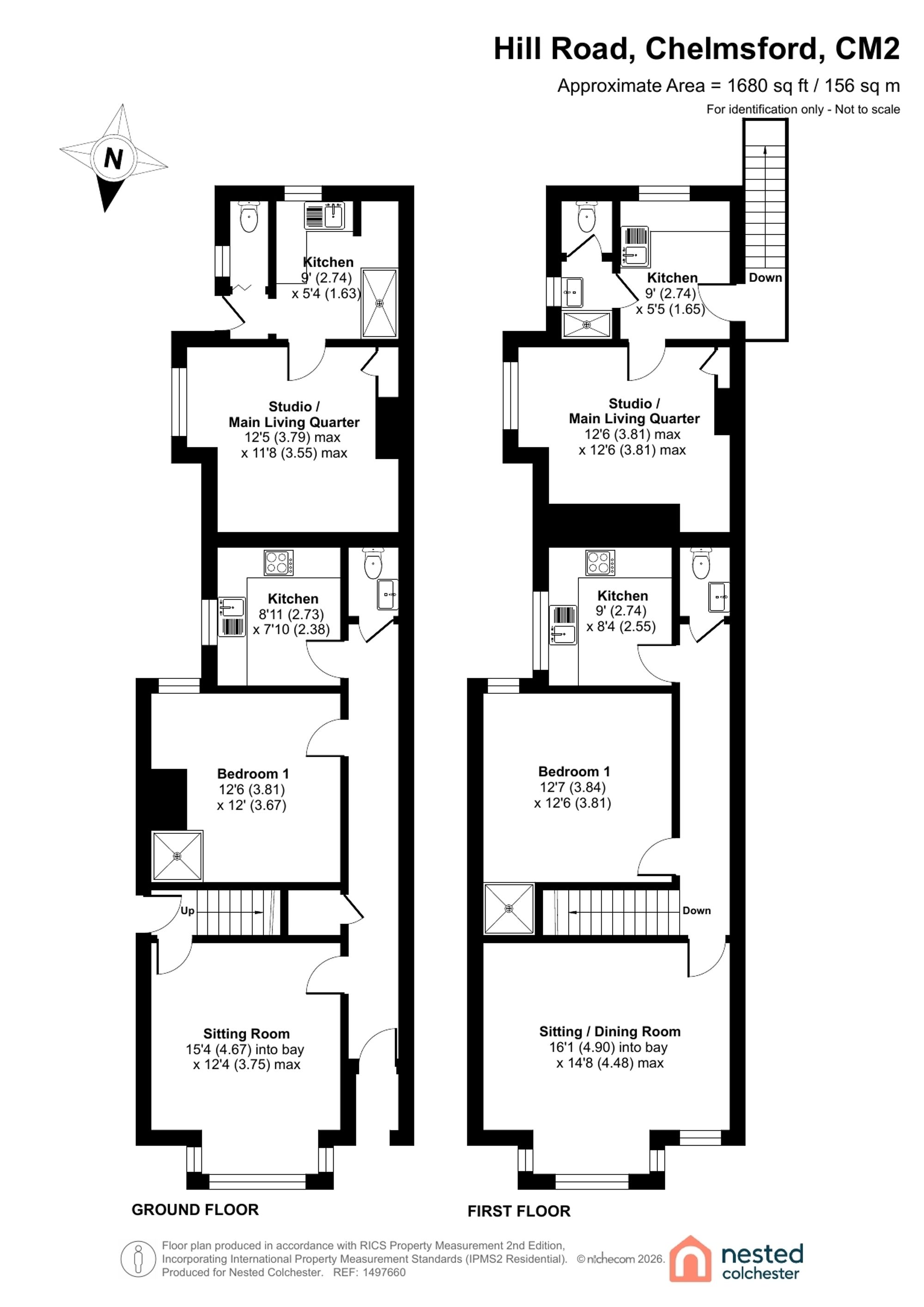 56 Hill Road, Chelmsford floorplan