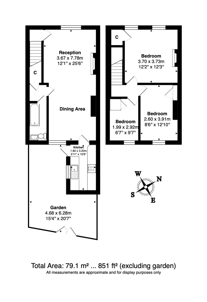 7, Goodhall Street, London floorplan