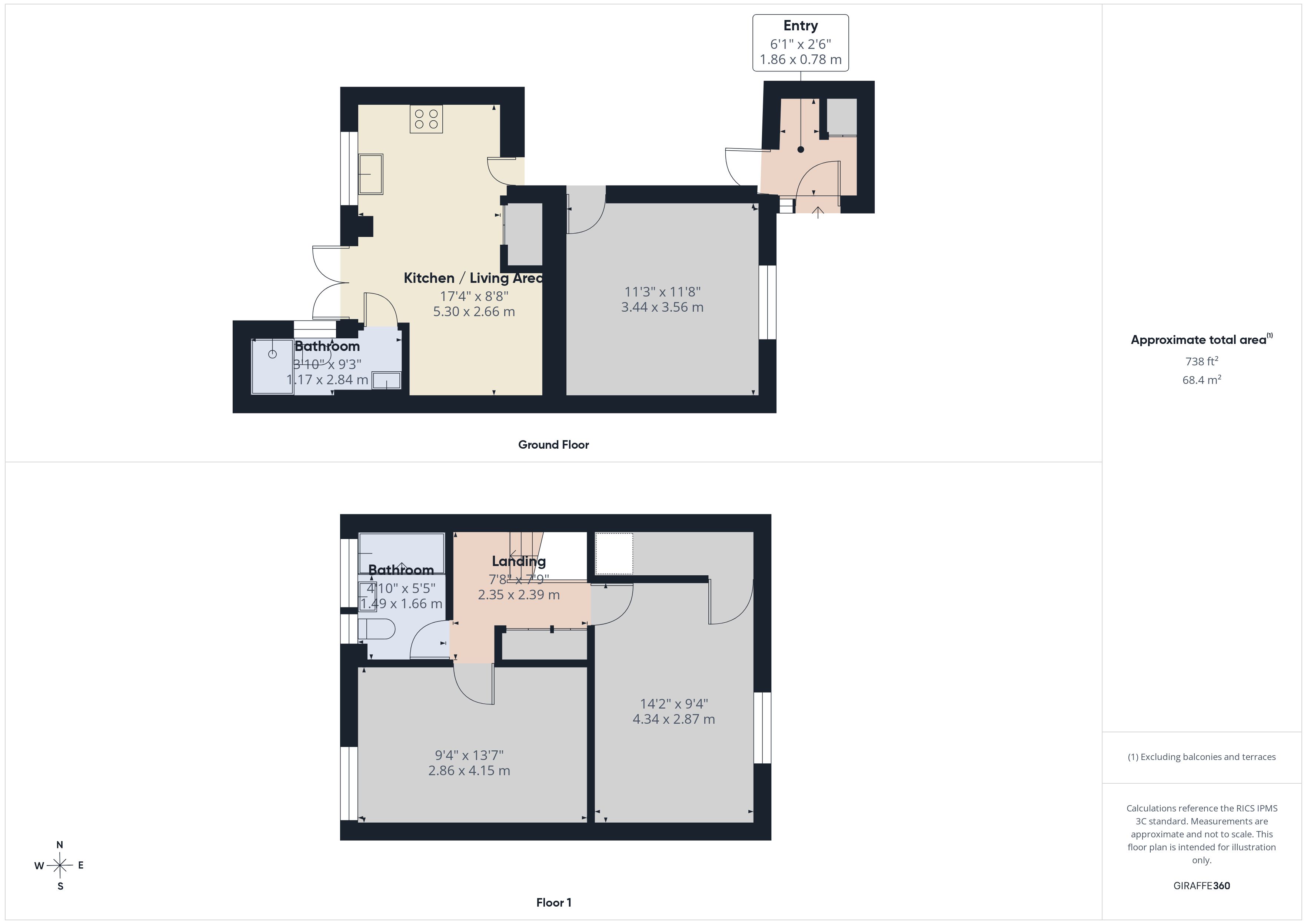 17, Hawkesley End, West Midlands floorplan