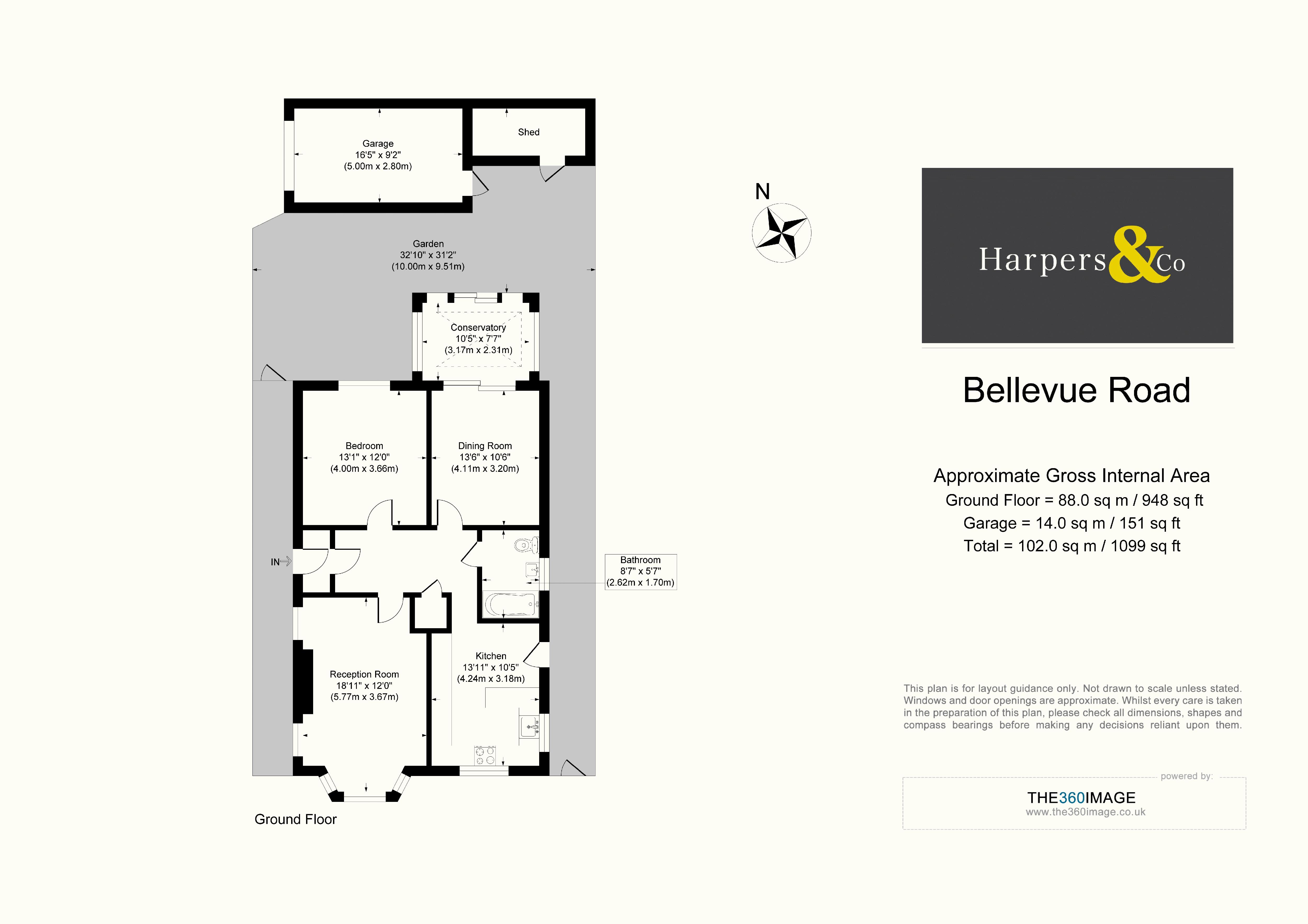 7, Bellevue Road, Bexleyheath floorplan