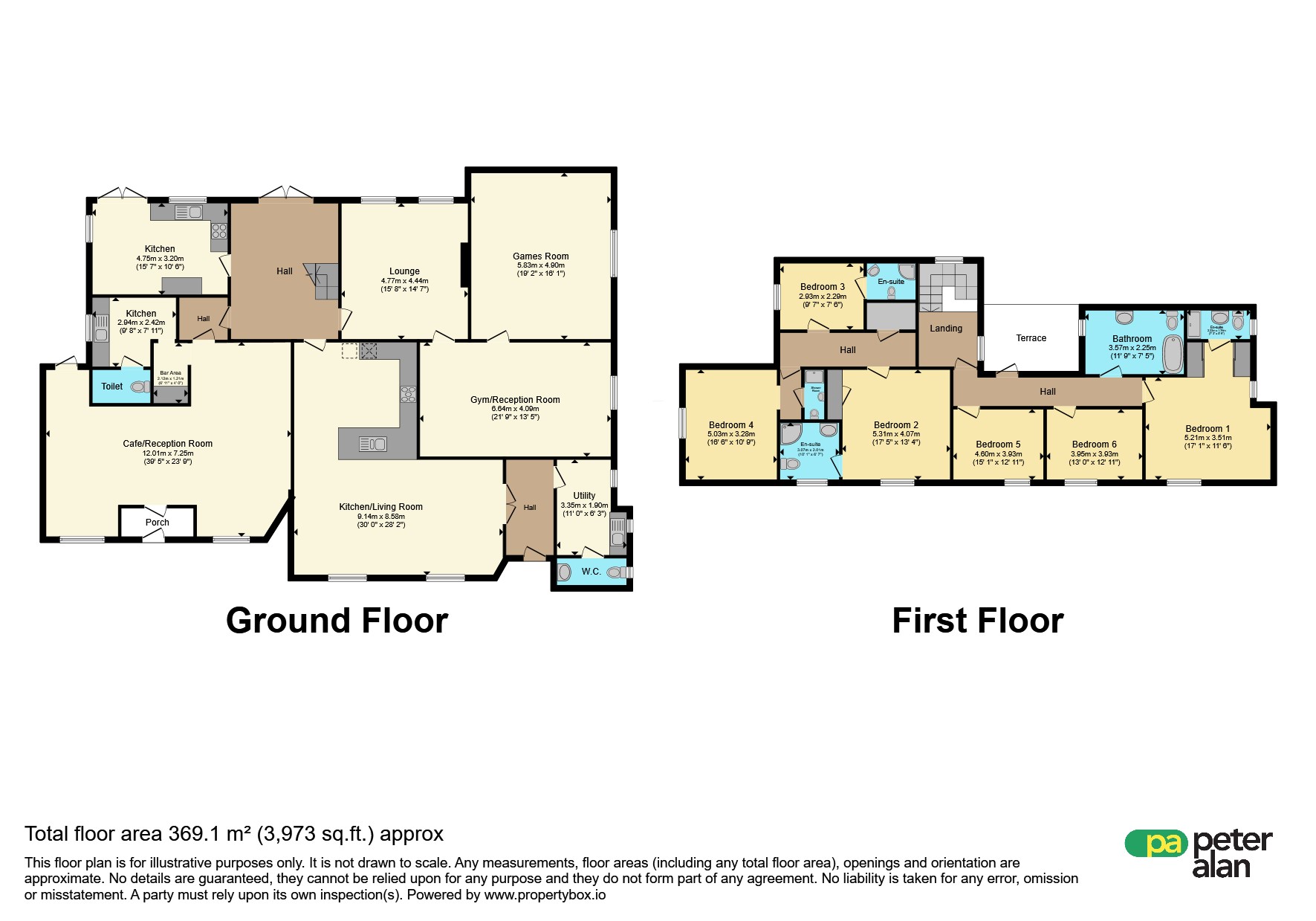 Crown Inn, Greenhill Road, Pontypool floorplan