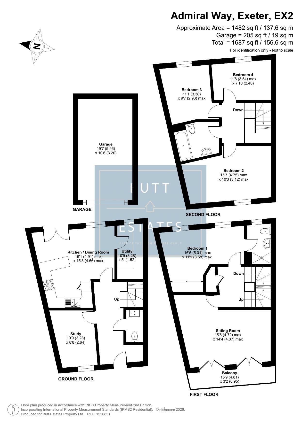 115 Admiral Way, Exeter floorplan