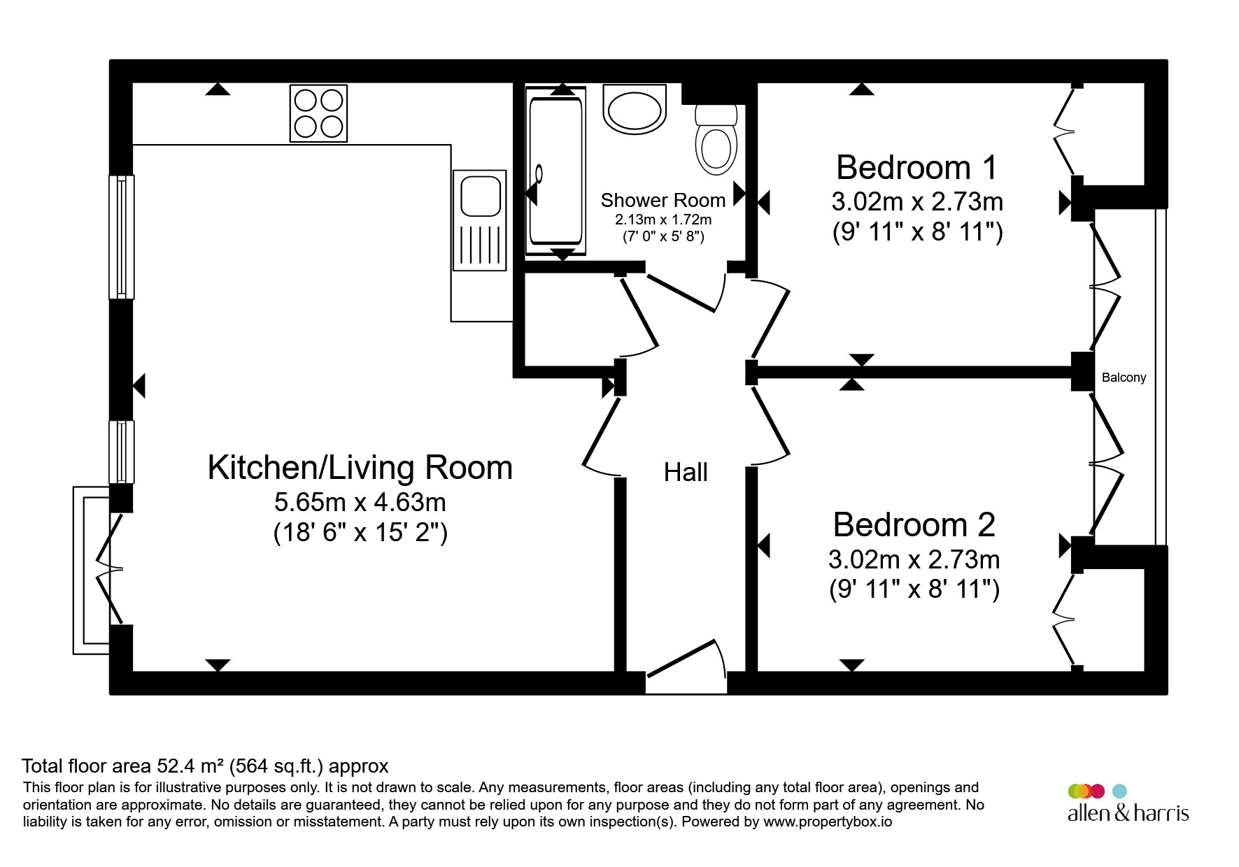 Flat 29, Midland Mews, 24, Waterloo Road, Bristol floorplan
