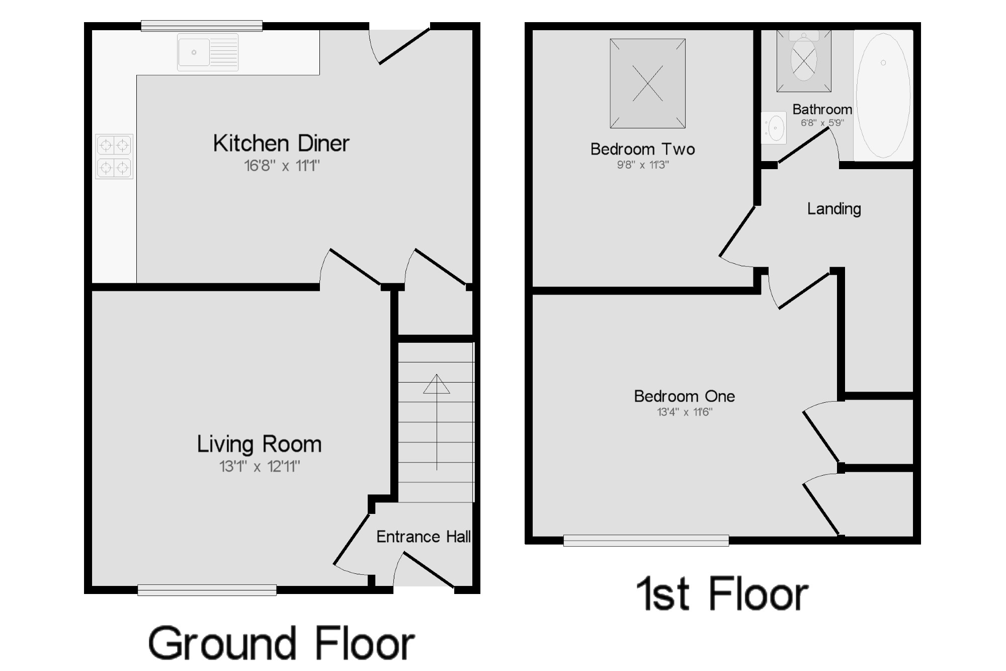 2 Bedrooms Terraced house for sale in Kirkman Close, Gorton, Manchester, Greater Manchester M18