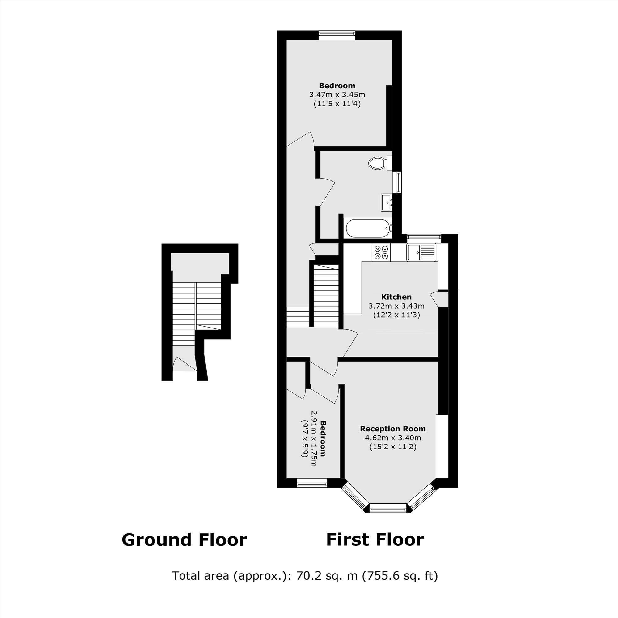 109C, Tressillian Road, London floorplan