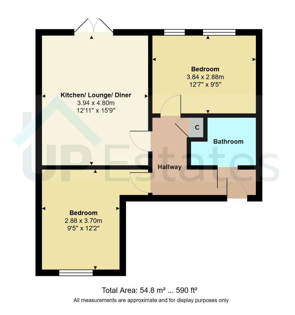 15, Eaton Court, Trent Road, Nuneaton floorplan
