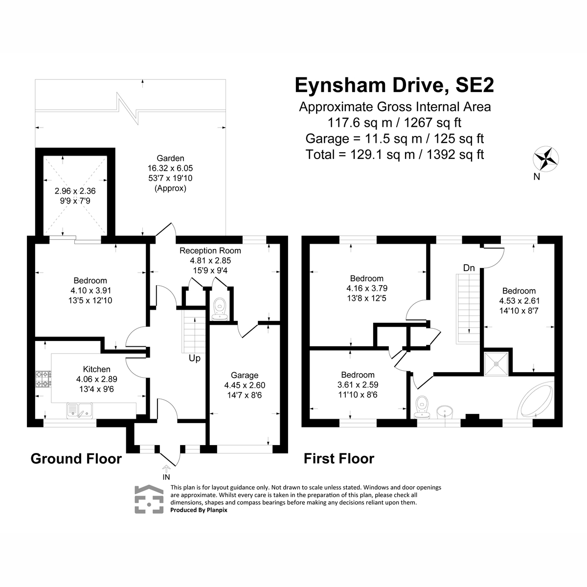 43, Eynsham Drive, London floorplan