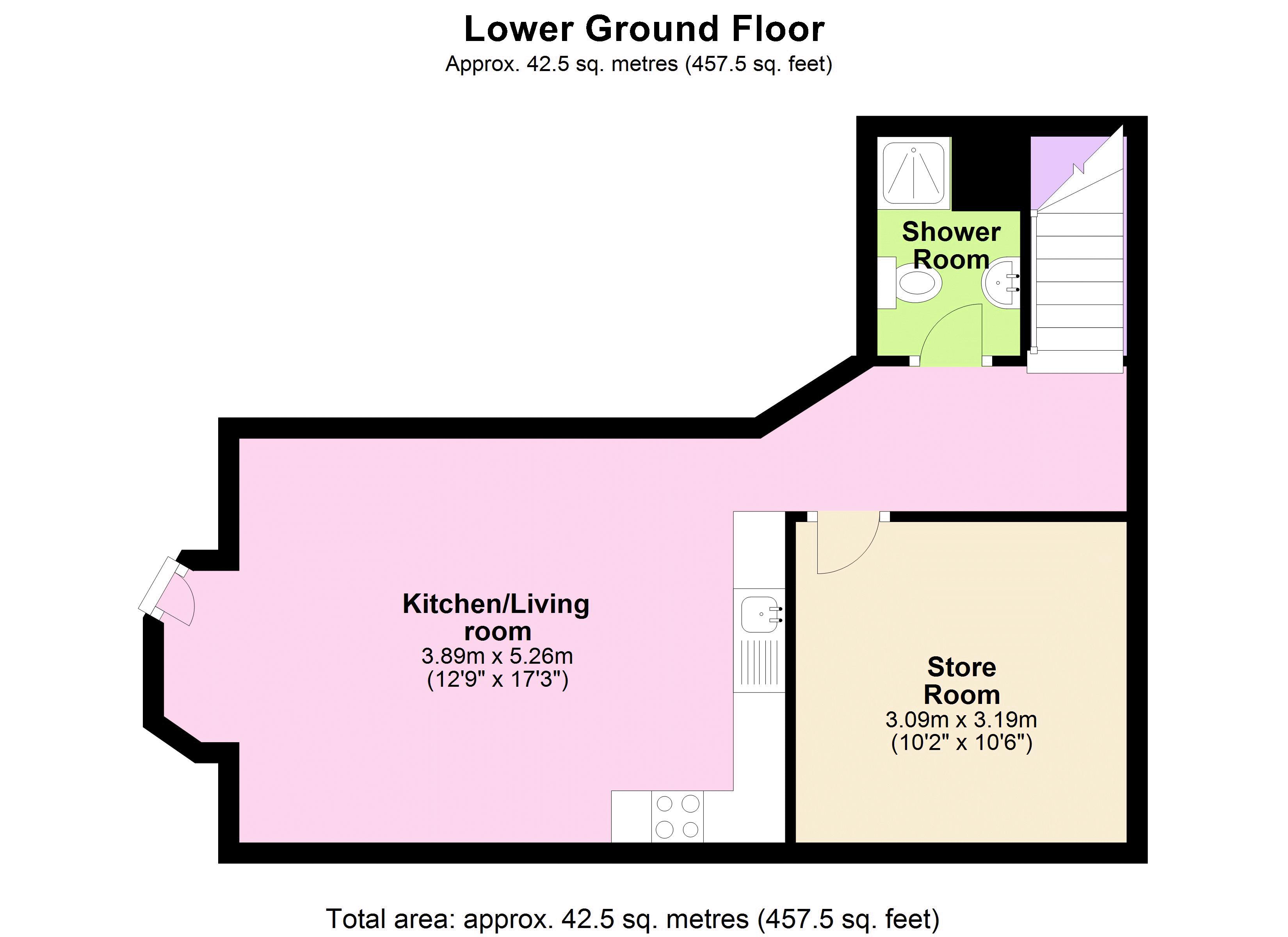 Flat 4,Rosefield House, Polebarn Road, Trowbridge floorplan