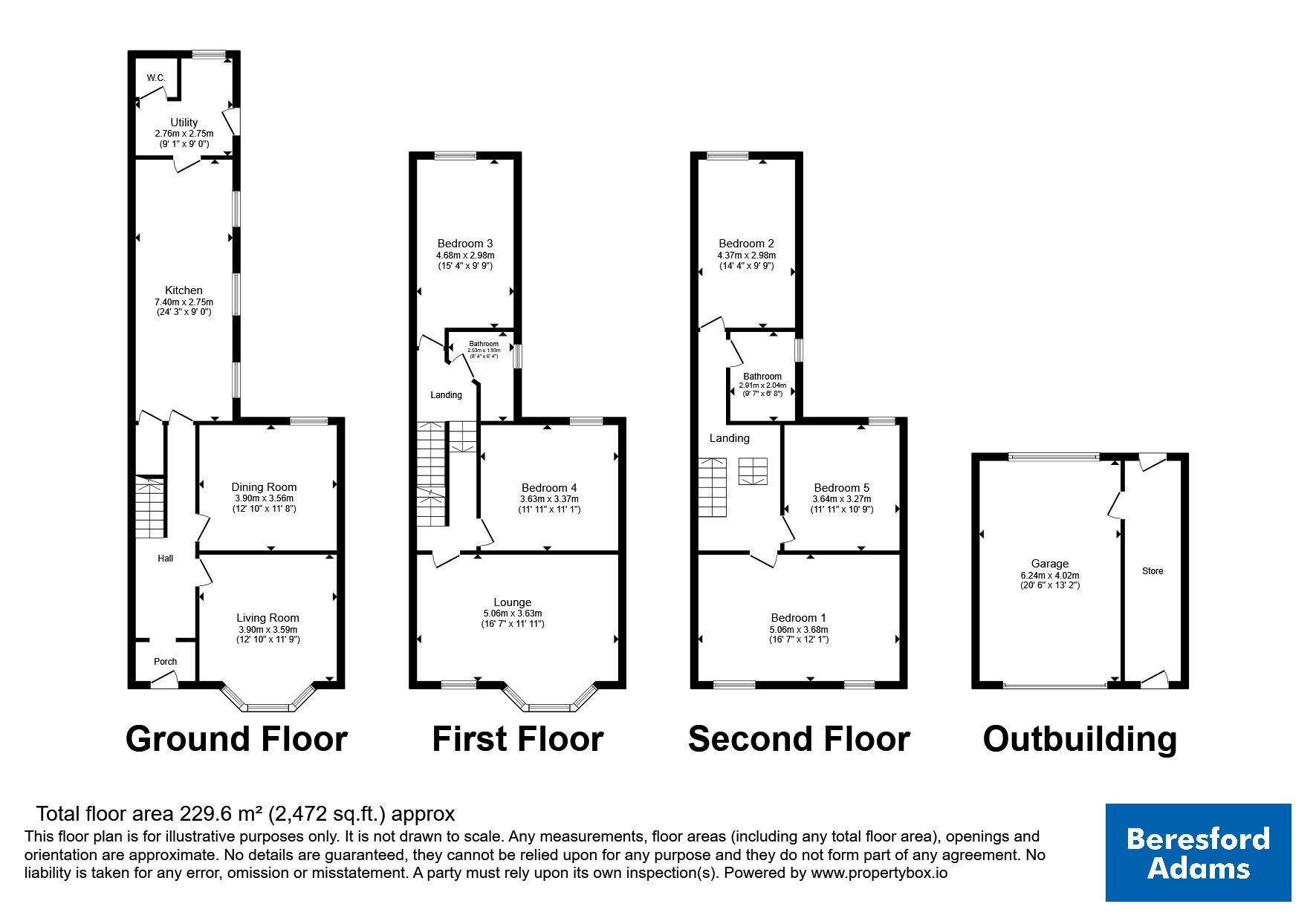 28, Cardiff Road, Cardiff Road floorplan