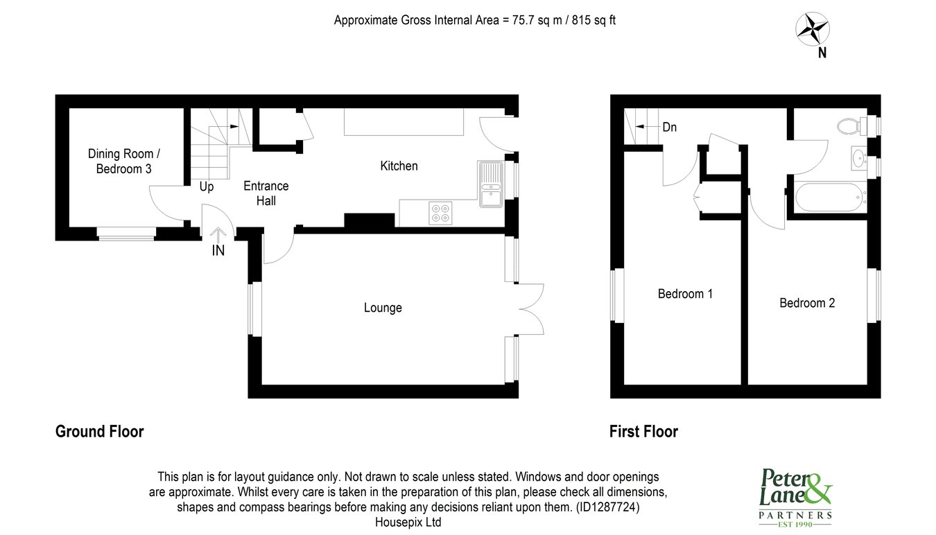 18, Elm Close, Huntingdon floorplan