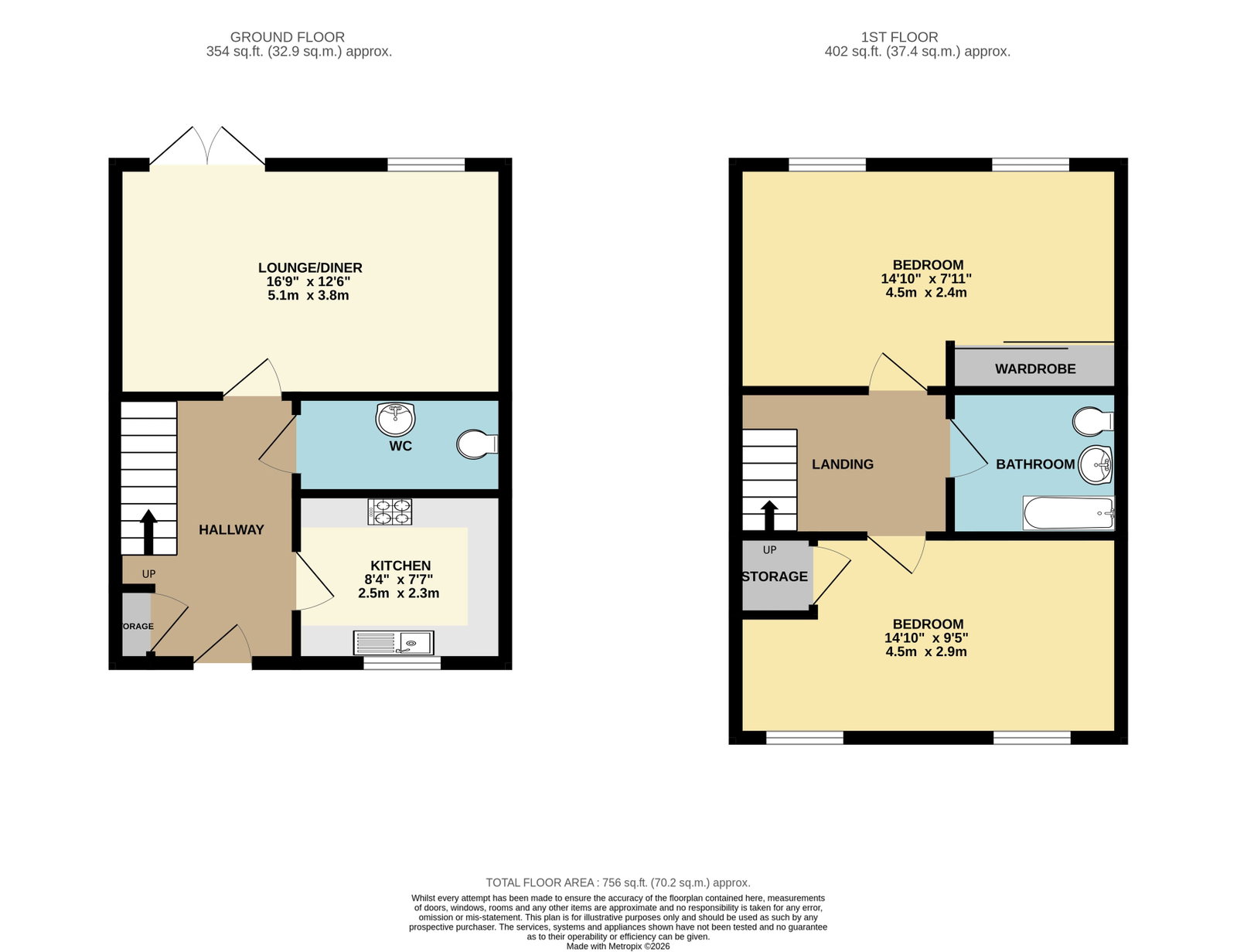 21 Goslings Turning, Southampton floorplan