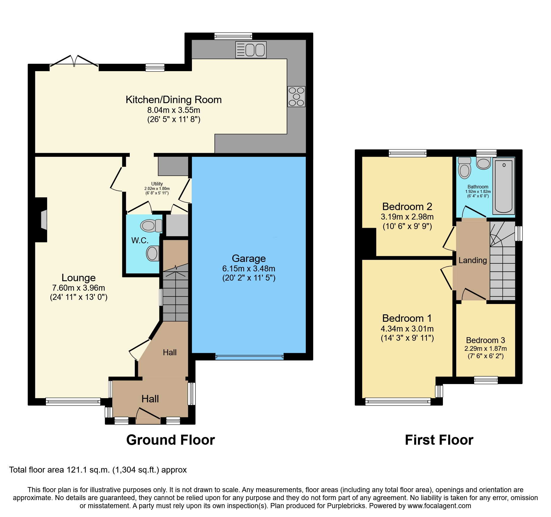 6, Lynwood Close, Streethouse, Pontefract floorplan