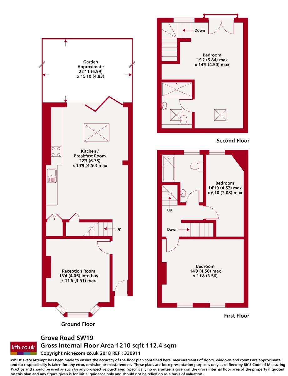 6, Grove Road, London floorplan