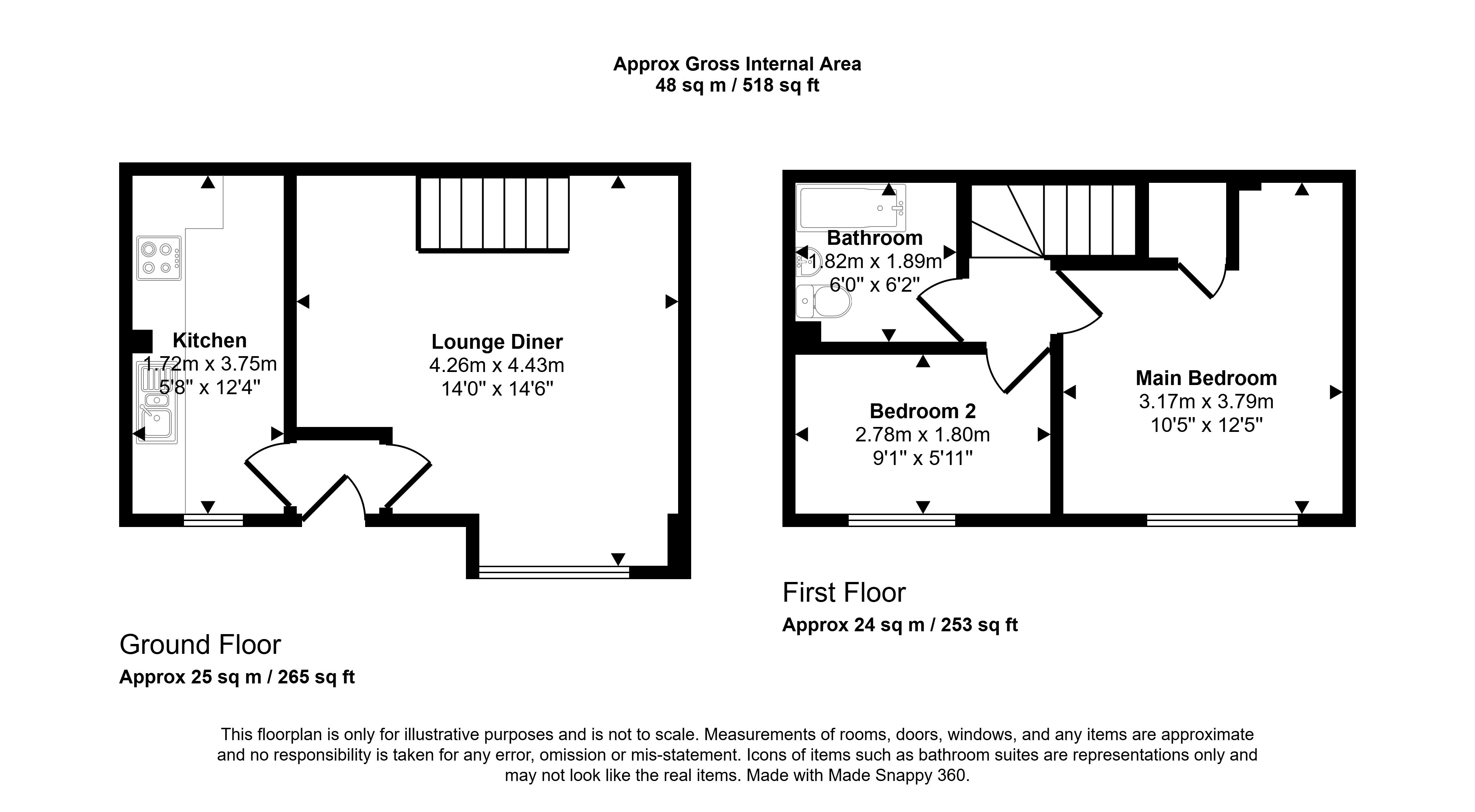 55, Bishop Hannon Drive, Cardiff floorplan