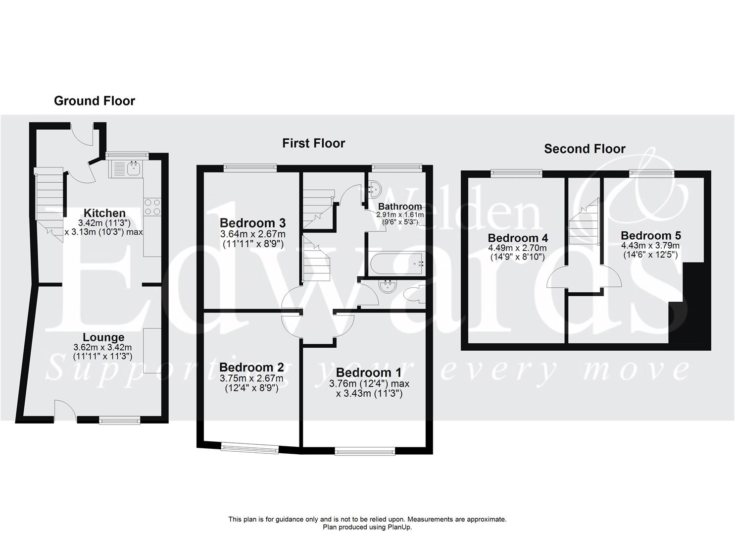 5, Park Street, Devon floorplan