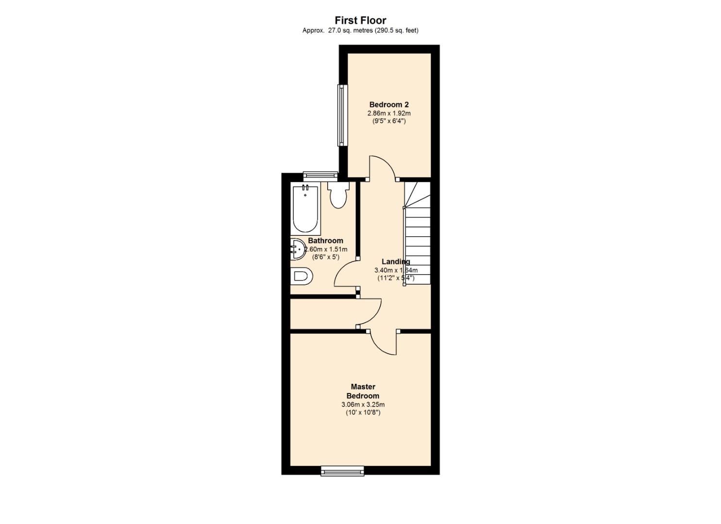 12, Mill Street, Cambridge floorplan