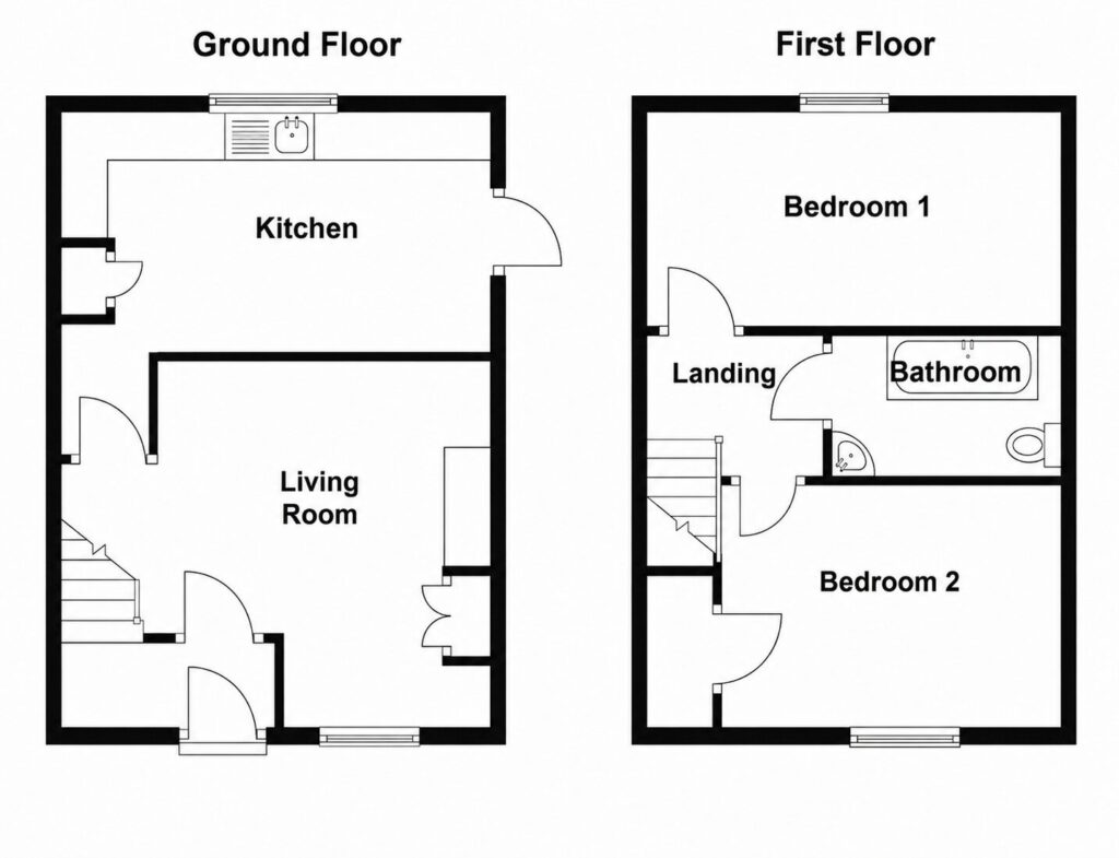19, Step Row, Bacup floorplan