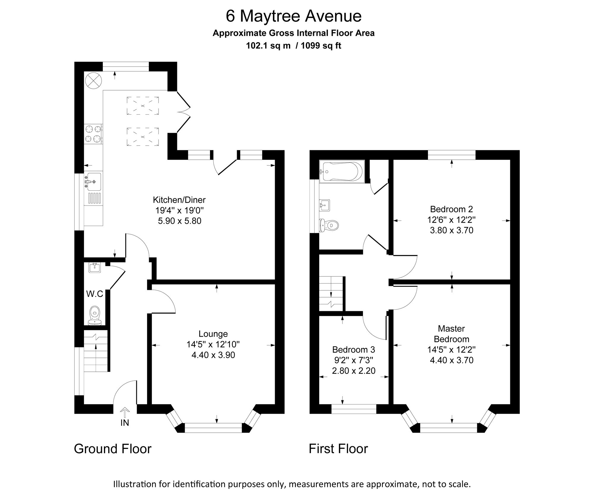 6 Maytree Avenue, Chester floorplan