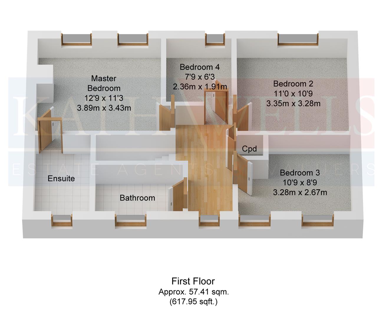 4 Valley Court, New Lane, Bradford floorplan