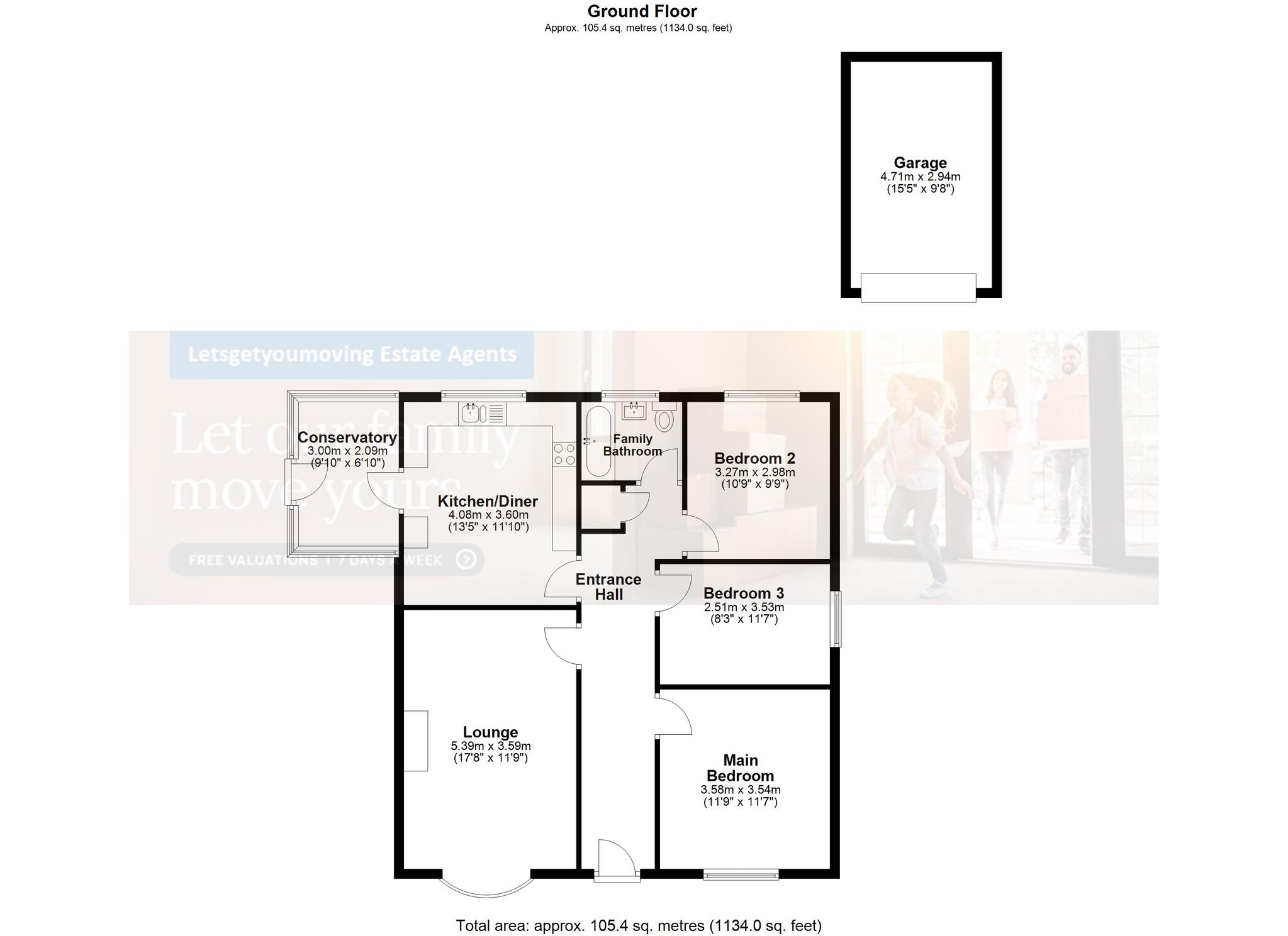 9 Pipwell Gate, Moulton Seas End floorplan