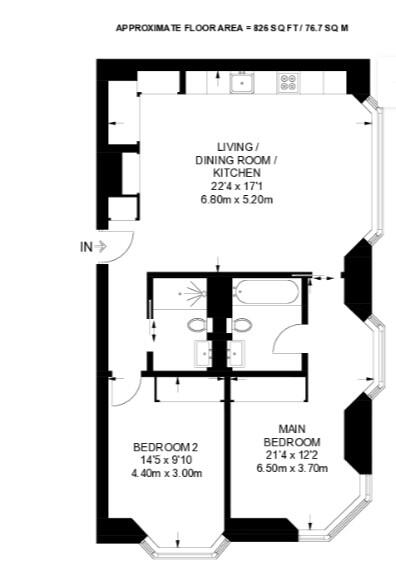 Apartment, A403, Great Portland Street, London floorplan
