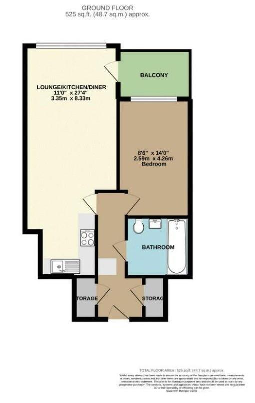 77 K D Tower, Cotterells, Hemel Hempstead floorplan