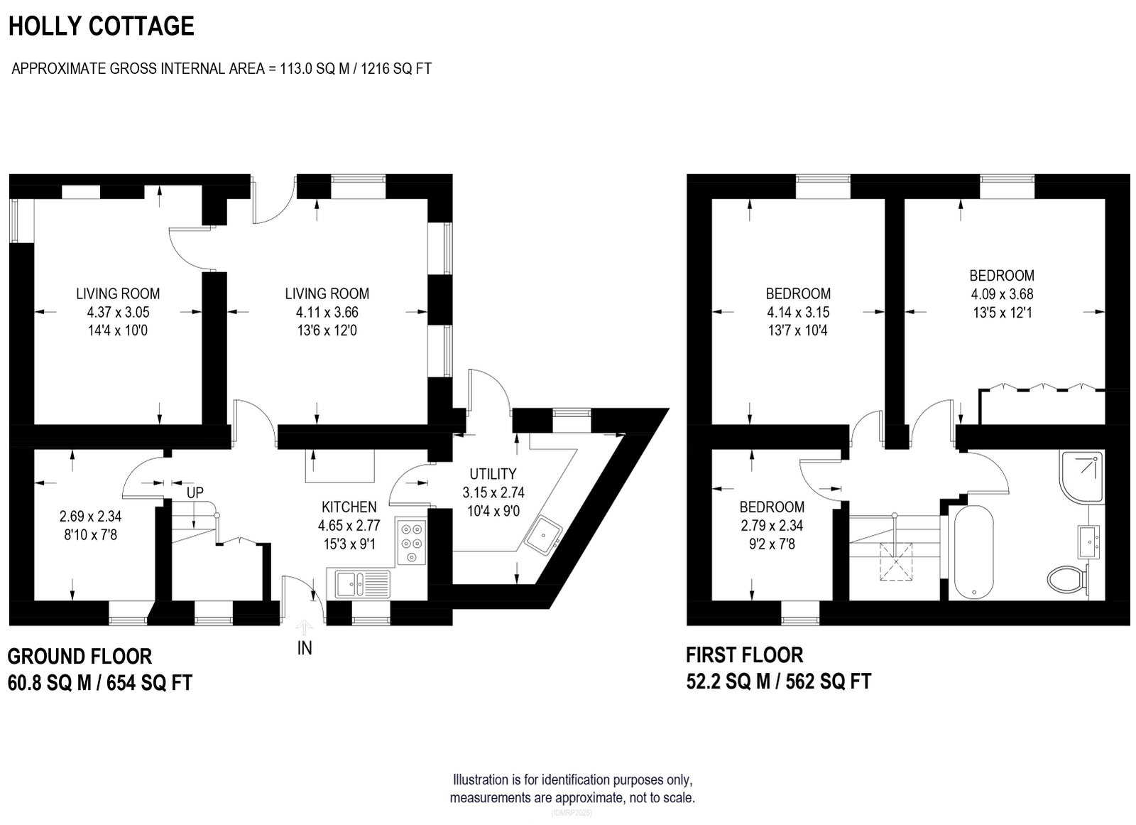 Holly Cottage, Little Lane, Hope Valley floorplan