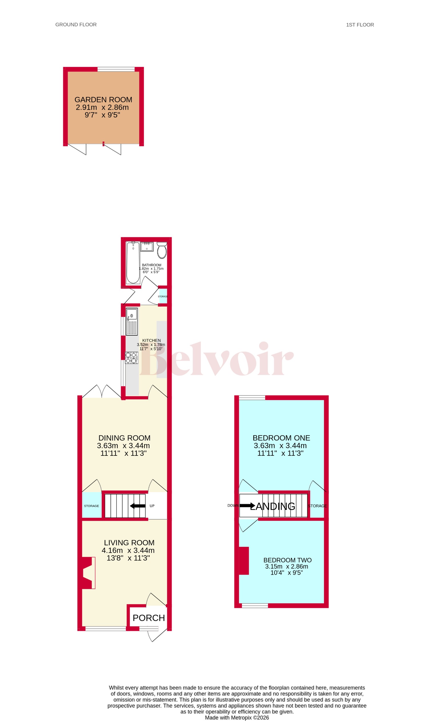 253, Cemetery Road, Cannock floorplan