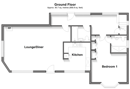 Mill Lane Shepherdswell, Dover floorplan