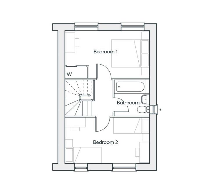 529, New Road, Uttoxeter floorplan