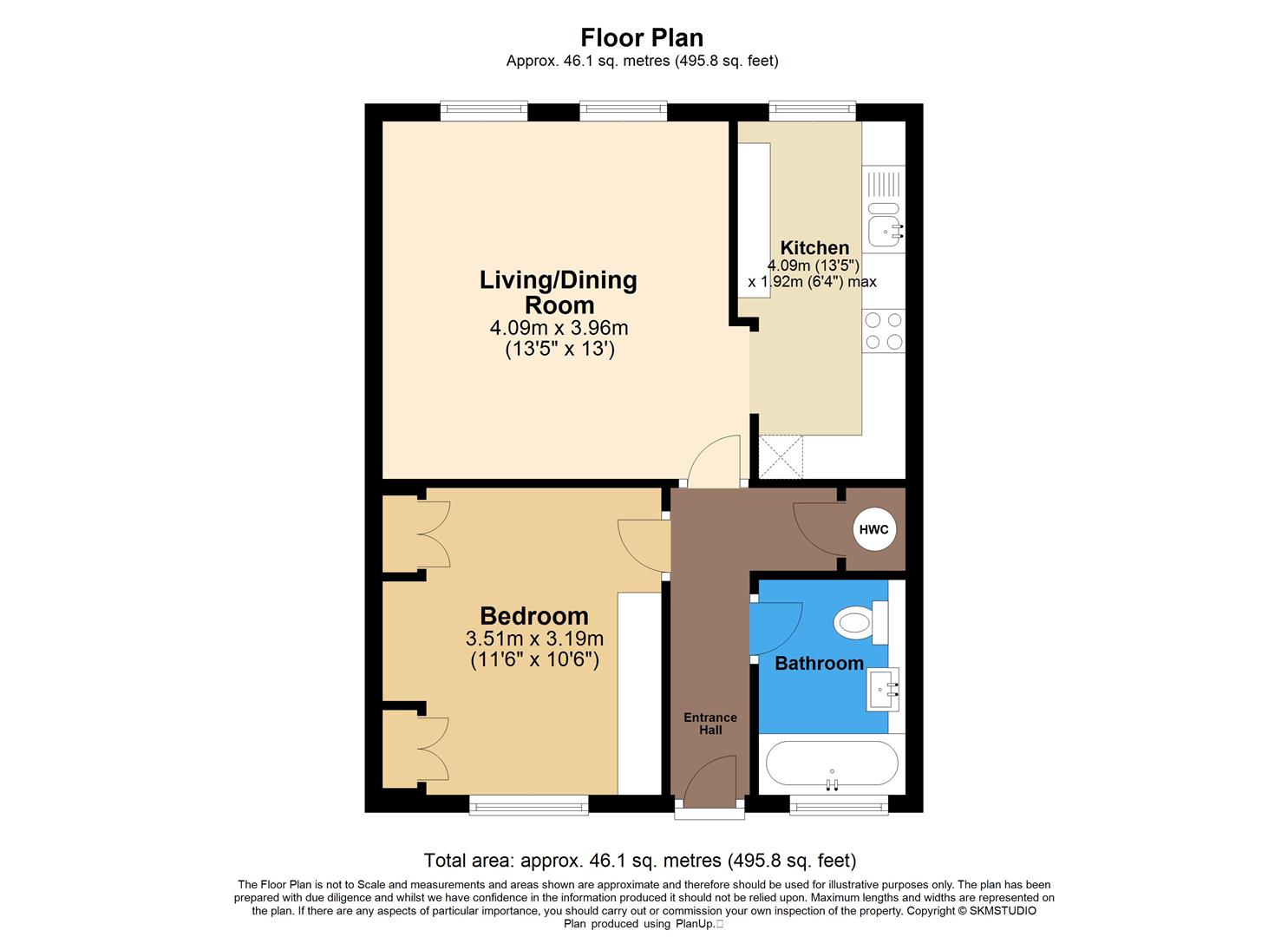 461, The Ridgeway, St. Albans floorplan