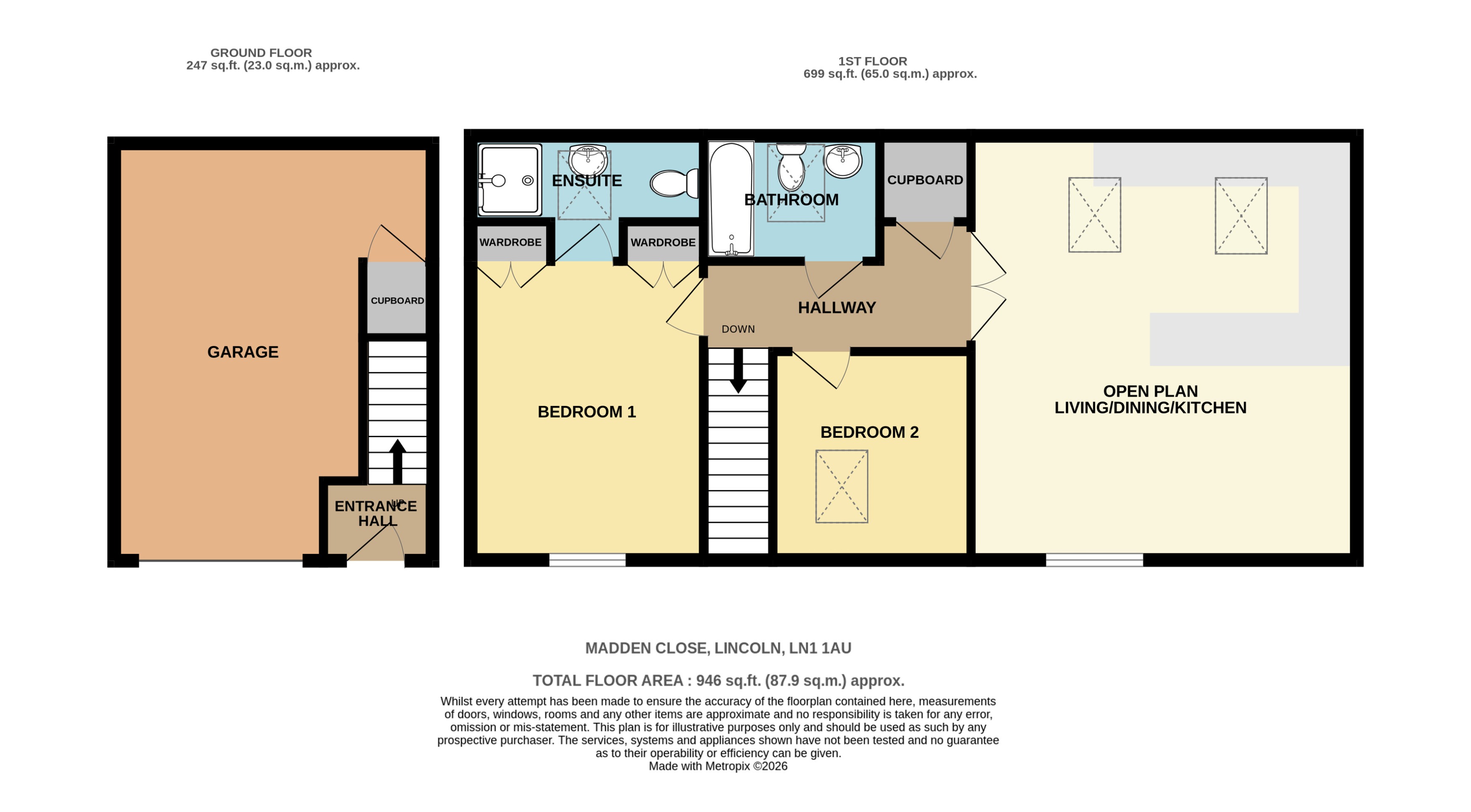 2, Madden Close, Lincoln floorplan