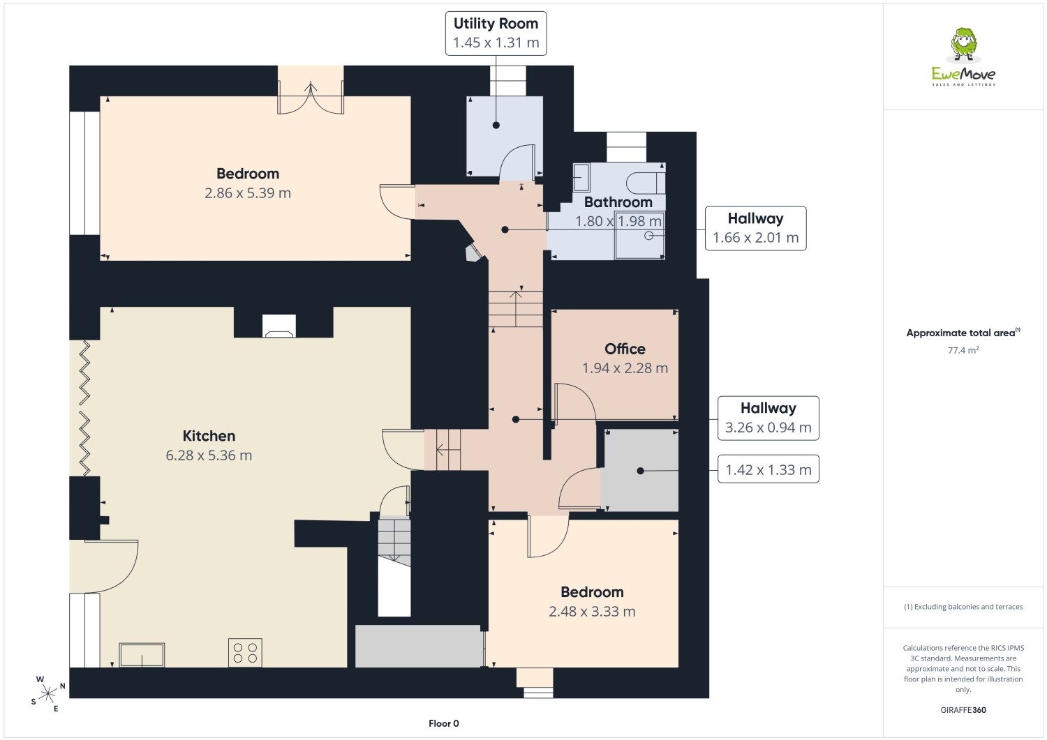 273, LONGWOOD ROAD, HUDDERSFIELD floorplan