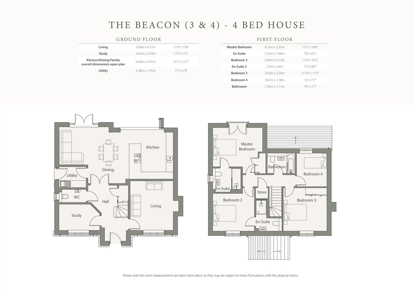 4, Benfield Close, Southam floorplan