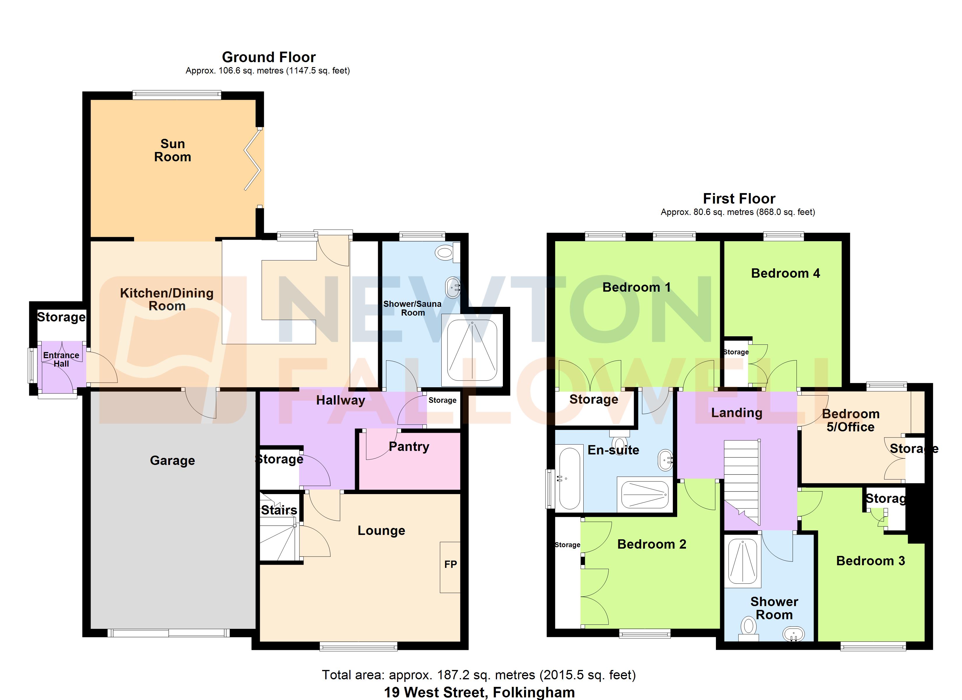 19, West Street, Folkingham floorplan