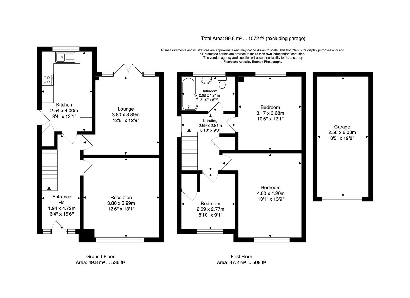 64, Park View, Hinckley floorplan