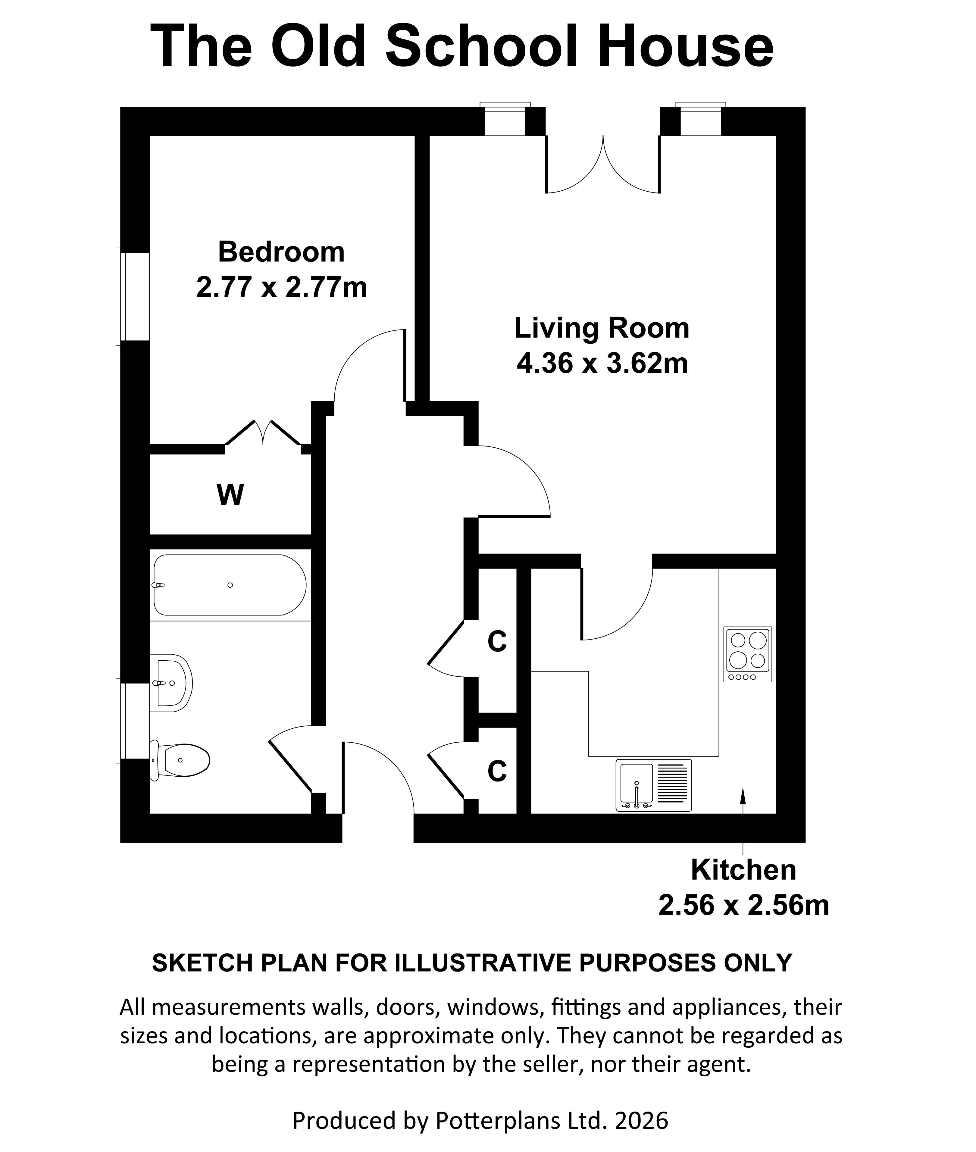 18, The Old School House, Kingsthorpe floorplan