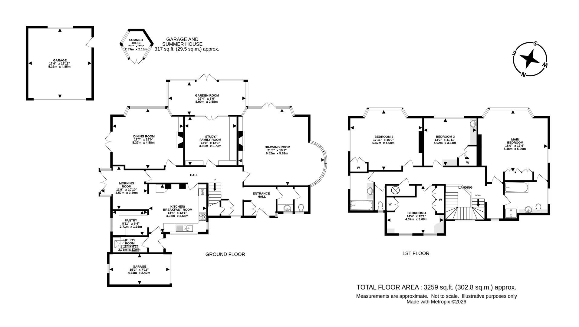 Meon House, 4, Meon Close, Tadworth floorplan