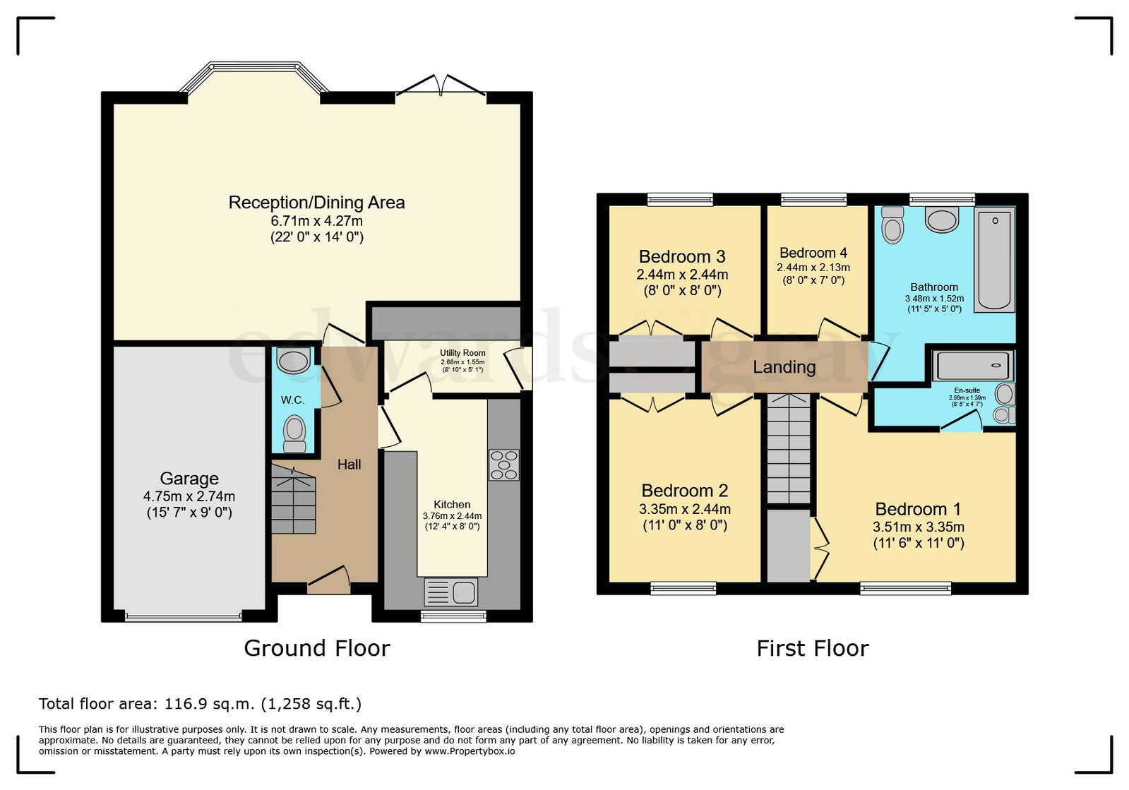 56, Ludworth Avenue, Marston Green floorplan