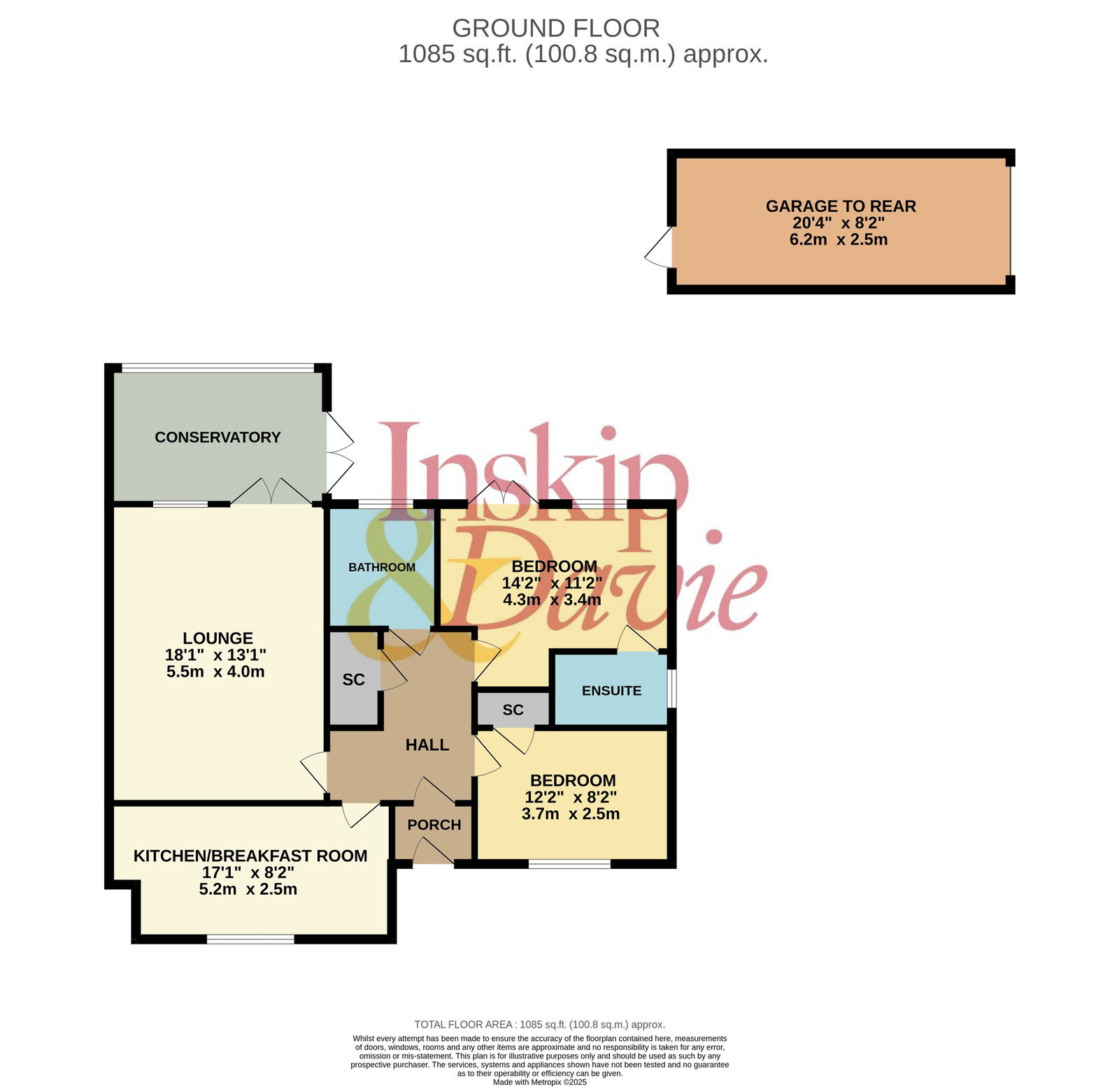 12, Walnut Close, Blunham floorplan