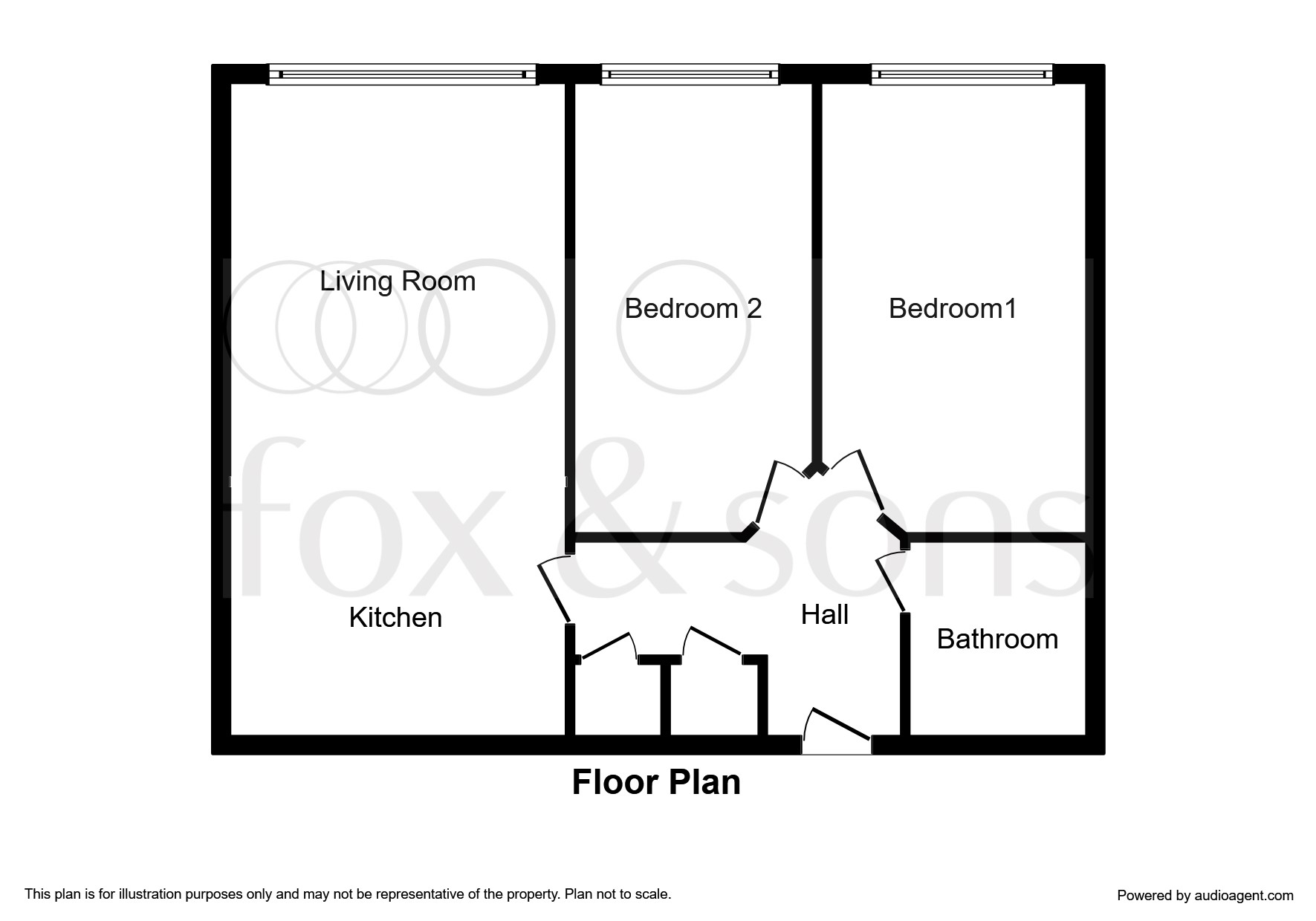 2 Bedrooms Flat for sale in Abbey Close, Taunton TA1