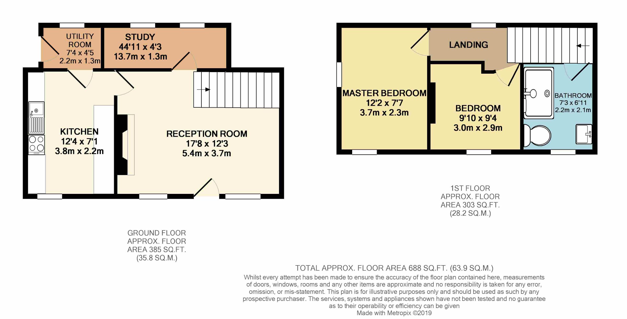 1 Church Road, Bristol floorplan